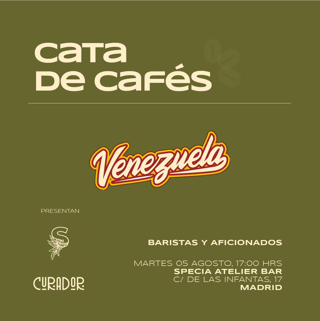 Cata de cafés de especialidad de Venezuela para baristas y aficionados en Madrid con Specia Atelier Bar.