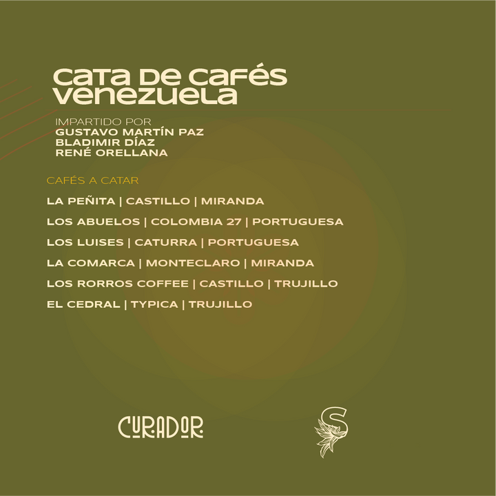 Cata de cafés de Venezuela con degustación de variedades y coctel de café en experiencia sensorial única.