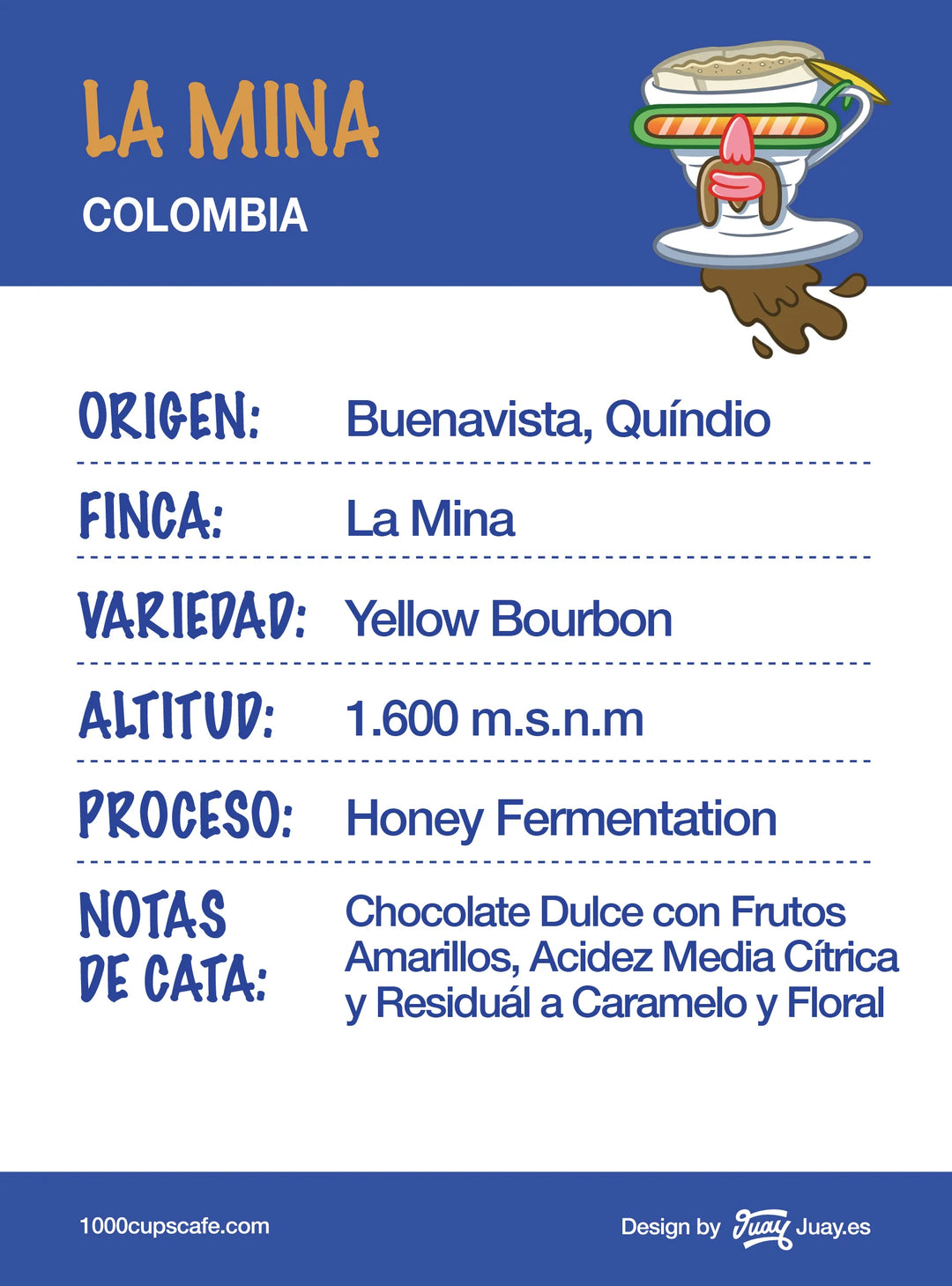 Cafe de Especialidad La Mina Colombia