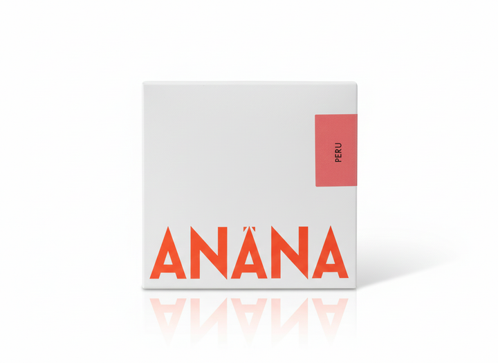 Empaque de café Peru Pedro García con tostado por Anana Coffee, notas a caramelo, toffee y castaña.