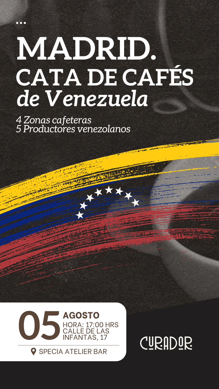 Evento de cata de cafés de Venezuela en Madrid con productores y zonas cafeteras destacadas